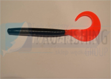 MIKADO TWISTER MORSKI 14cm (BLACK/RED)