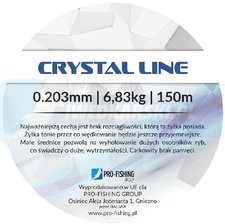 PFG żyłka CRYSTAL LINE 0.203mm 6,83kg 150m