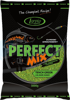 LORPIO Zanęta perfect mix tench green - zielony lin 3000g