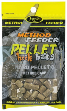 LORPIO Hard Pellet method carp 8 mm 25g - Przyneta Method Feeder PELLET HOOK BAITS