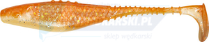 DRAGON Belly Fish PRO 4"/10cm 3szt. PEARL/CLEAR silver glitter orange glitter