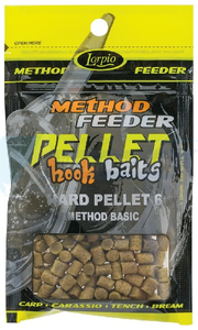 LORPIO HARD PELLET METHOD BASIC 6 mm 25g - Przyneta Method Feeder PELLET HOOK BAITS