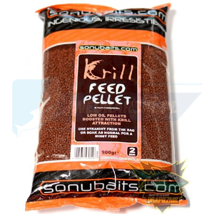 SONUBAITS Pellet Feed Pellets Krill 2mm 900g